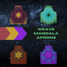 Weave Mandala Aprons