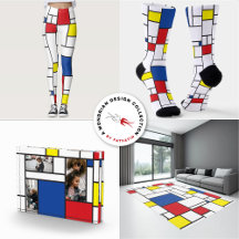 MONDRIAN I   MINIMALIST DE STIJL MODERN ART 