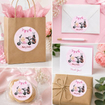 Golf Baby Shower for Girl in Pink Themed
