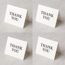 Gratitude Expressions- Folded Thank You Cards