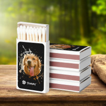 Custom Pet Photo Matchboxes