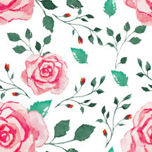 Pink Watercolor Roses Collection
