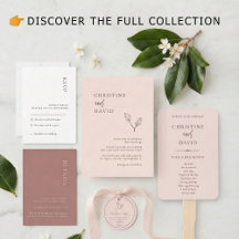 Romantic Boho Floral Rose Wedding