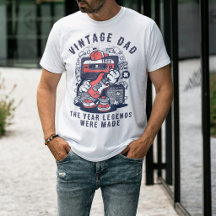 Vintage Dad Legends | Retro Music & Birthday Gifts