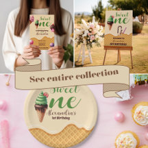 Ice Cream Sweet One First Birthday