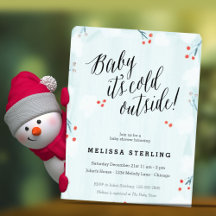 Frosty Winter Baby Shower Collection