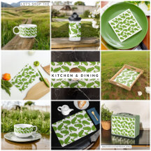 Cartoon Green Frog Pattern (Kids Theme)