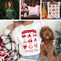 Coquette Gnome Lovers Christmas Club