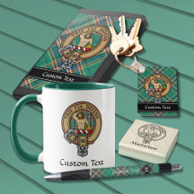 Clan MacFarlane Ancient Hunting Tartan and Crest