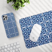Blue Azulejo Portuguese Tiles Style 06 Collection