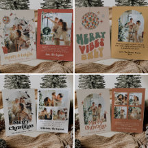 Retro Christmas Cards