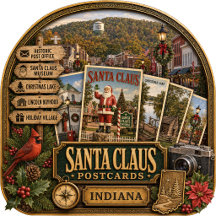 Santa Claus Indiana Postcards/Gifts