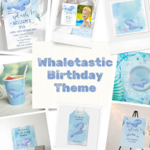 Whale Birthday Theme