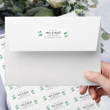 Future Mr Mrs Return Address Labels - STYL CAL