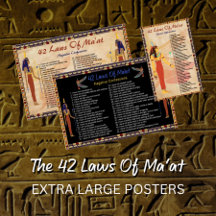 42 Laws Of Ma'at Posters (Extra Large)