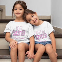 Little Big Brother Sister Whimsical Fun T Shirts