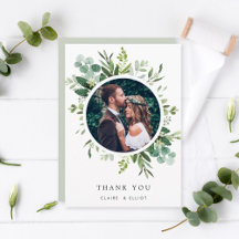 Thank You Photo Flat Cards