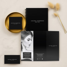 Minimalist Luxury Boutique Black Business Suite