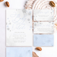 Baby It's Cold Outside   Boy Baby Shower