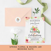 Country Chic Mason Jar & Floral Wedding