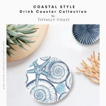 COASTAL DRINK COASTER COLLECTION