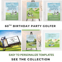 MEN'S 60TH GOLF THEME BIRTHDAY PARTY