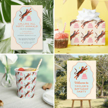 Calling All Party Animals Tiger Kids Birthday