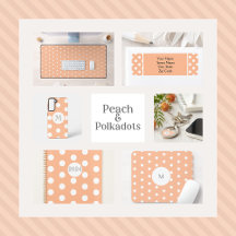 Peach & Polkadots