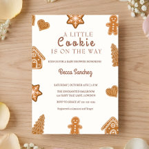 Little Cookie Gingerbread Baby Shower