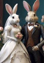 Einzigartige und spielerische Hochzeitsdesigns