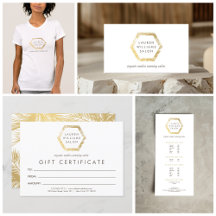 Golden Palms Logo Spray Tanning Business Suite