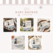 Nautical Boat Baby Shower  Collection