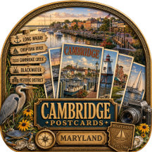 Cambridge Maryland Postcards/Gifts