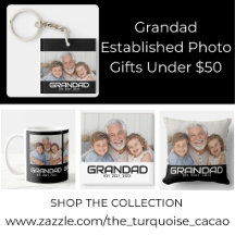 Grandad Established Photo Gifts Under $50