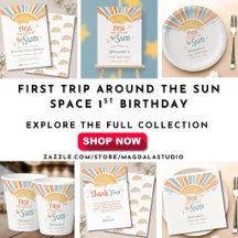 First Trip Around the Sun 1st Sunshine Birthday