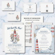 Lighthouse Coastal Birthday Celebration Suite