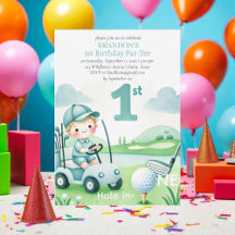 1st Birthday Boy Hole in One Golf collection