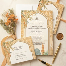 Masjid An-Nabawi: Islamic Wedding Stationery
