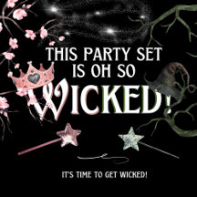 Wicked Theme Birthday Party Collection