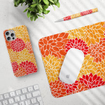 Orange Dahlia - Home Decor and Accessories