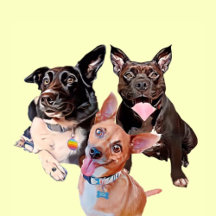 Our Signature Merch - Doggies Dexter Duke & Lucy