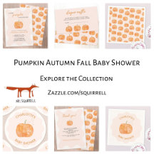 Little Pumpkin Autumn Fall Baby Shower