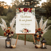 Rustic Fall Wedding Signage Collection