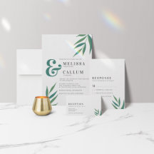 Modern Greenery Wedding Collection