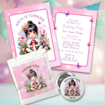 Asian Baby Girl's First Birthday Party