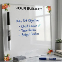 Personalized Dry Erase Boards Collection 