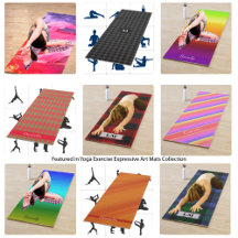 Yoga Exercise Expressive Art Mats