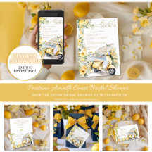 Italian Italy Positano Amalfi Vespa Bridal Shower