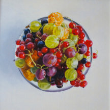 Berries in Still Life — Painted Fruit Compositions