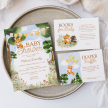 Storybook Fox Baby Shower Collection